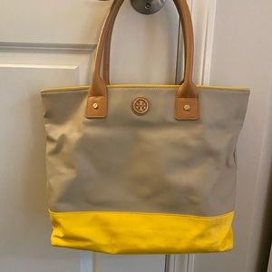 Yellow/ Beige Tory Burch bag